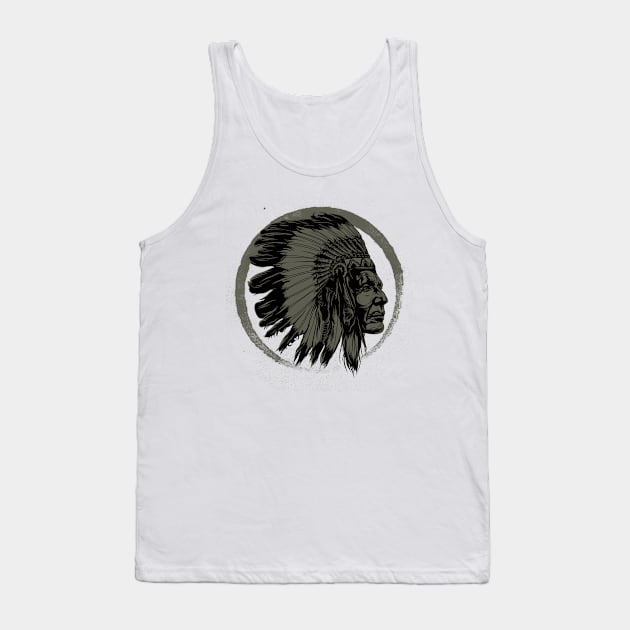 An Indian chief Tank Top by Shadowbyte91